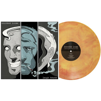 Knocked Loose - Laugh Tracks (Limited Edition Yellow & Oxblood Vinyl LP x/2000) - Rare Limiteds