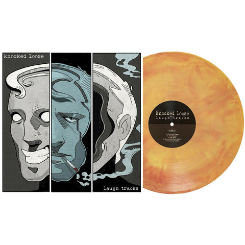 Knocked Loose - Laugh Tracks (Limited Edition Yellow & Oxblood Vinyl LP x/2000) - Rare Limiteds