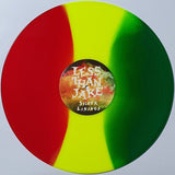 Less Than Jake - Silver Linings (Purenoise Webstore Exclusive Red / Yellow / Green Tri - Striped Vinyl LP x/300) - Rare Limiteds