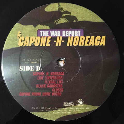 Capone N Noreaga - The War Report (Promo Vinyl 2xLP - Clean)