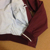 Maroon Baseball Jacket w/ Seersucker Interior (Red Fleece Collection) - Rare Limiteds