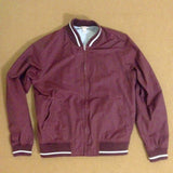 Maroon Baseball Jacket w/ Seersucker Interior (Red Fleece Collection) - Rare Limiteds