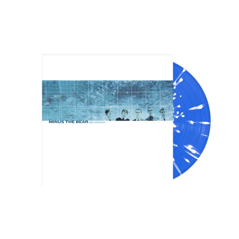 Minus The Bear - Highly Refined Pirates (Limited Edition Blue w/ White Splatter Vinyl LP x/500) - Rare Limiteds
