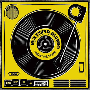 New Found Glory - Makes Me Sicker (Tour Exclusive Yellow / Black Mix 7" Vinyl) - Rare Limiteds