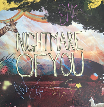 Nightmare Of You - Nightmare Of You [Self - Titled] / Bang EP (Autographed White w/ Splatter Vinyl LP + 10" Vinyl EP) - Rare Limiteds
