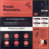 Purple Mountains - All My Happiness Is Gone (12" Vinyl) - Rare Limiteds