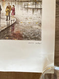 Raphael Ortiz Aldau - Paris Moulin Rouge (Autographed Print - 1974) - Rare Limiteds