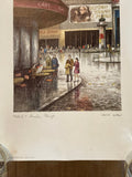Raphael Ortiz Aldau - Paris Moulin Rouge (Autographed Print - 1974) - Rare Limiteds