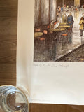 Raphael Ortiz Aldau - Paris Moulin Rouge (Autographed Print - 1974) - Rare Limiteds