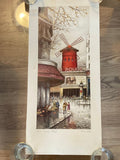 Raphael Ortiz Aldau - Paris Moulin Rouge (Autographed Print - 1974) - Rare Limiteds