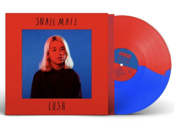 洋楽 Snail Mail Lush red blue split vinyl Snail Mail - Lush (Limited Edition Red / Blue Split Vinyl LP