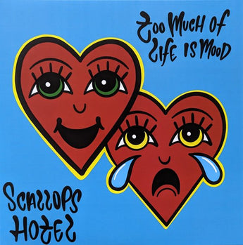 Scallops Hotel - Too Much Of Life Is Mood (Limited Edition Translucent White Vinyl LP x/500) - Rare Limiteds