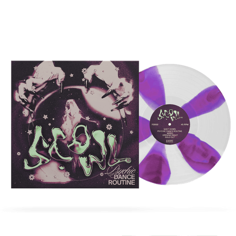 Scowl - Psychic Dance Routine (Limited Edition Clear & Purple Cornetto Vinyl LP x/150) - Rare Limiteds