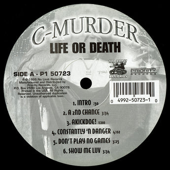 C-Murder - Life Or Death (Promo Vinyl 2xLP)