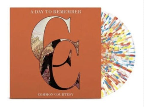 A Day To Remember - Common Courtesy (Limited Anniversary Edition Clear w/ Rainbow Splatter Vinyl 2xLP)