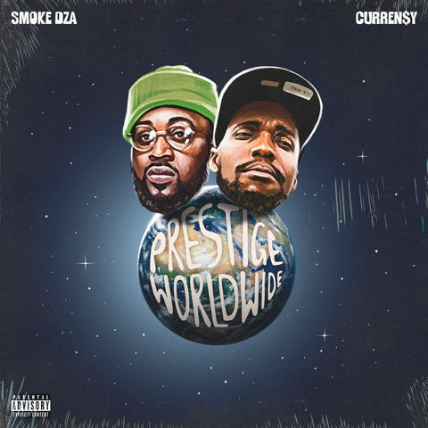 Smoke DZA & Curren$y - Prestige Worldwide (Limited Edition Black Vinyl LP x/500) - Rare Limiteds