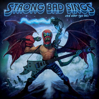 Strong Bad - Strong Bad Sings [And Other Type Hits] (Limited Edition Red w/ Black Splatter Vinyl LP) - Rare Limiteds
