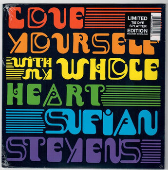 Sufjan Stevens - Love Yourself / With My Whole Heart (Limited Edition Tie - Dye Splatter 7" Vinyl x/2500) - Rare Limiteds