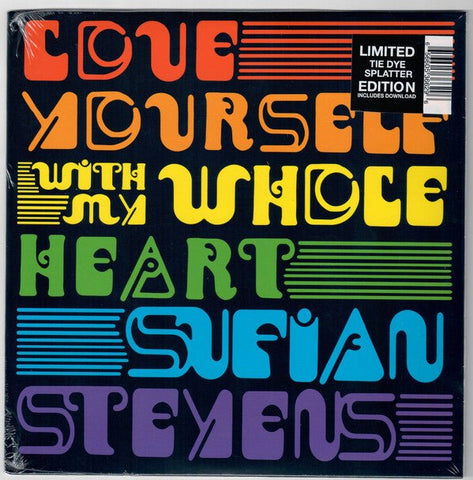 Sufjan Stevens - Love Yourself / With My Whole Heart (Limited Edition Tie - Dye Splatter 7" Vinyl x/2500) - Rare Limiteds