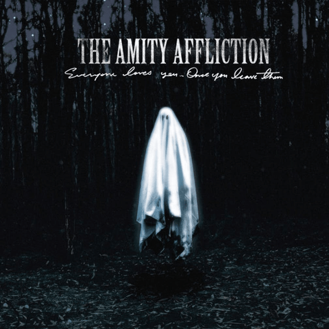 The Amity Affliction - Everyone Loves You... Once You Leave Them (Limited Editon Black & Grey w/ Heavy White Splatter Vinyl LP x/200) - Rare Limiteds
