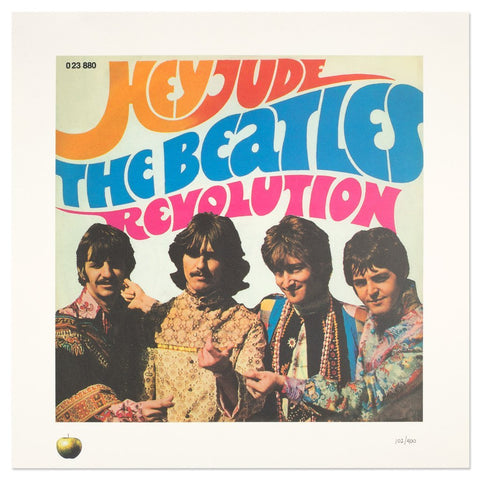 The Beatles - Hey Jude (Hand - Numbered Lithograph x/400) - Rare Limiteds