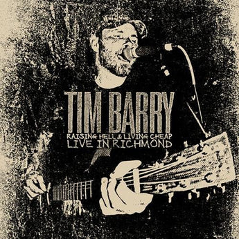 Tim Barry - Raising Hell & Living Cheap: Live In Richmond (Limited Edition Pink w/ Purple Splatter Vinyl 2xLP) - Rare Limiteds