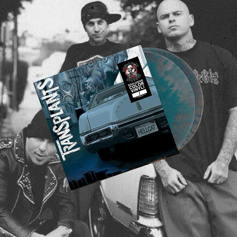 Transplants - Transplants [Self - Titled] (Hand - Numbered Coke Bottle Clear & Blue Vinyl 2xLP x/500) - Rare Limiteds