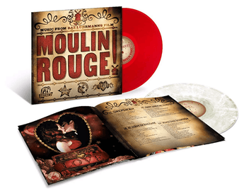 Various Artists - Moulin Rouge [Music From Baz Luhrmannn's Film] (Limited Edition Red & Clear White Marble Vinyl 2xLP) - Rare Limiteds
