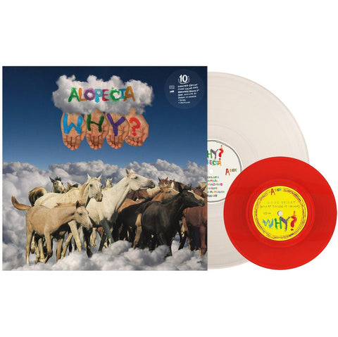 Why? - Alopecia (Limited Edition Cloudy Clear Vinyl LP + Red 7") - Rare Limiteds