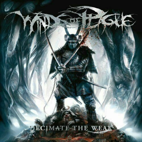Winds Of Plague - Decimate The Weak (Limited Edition 180 - GM Milky Clear w/ Blue & Black Splatter Vinyl LP x/200) - Rare Limiteds